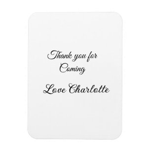 Imán gracias por venir agregar nombre mensaje de texto 