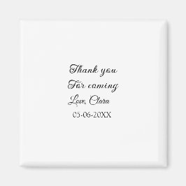 Imán gracias por venir mensaje de texto nombre 