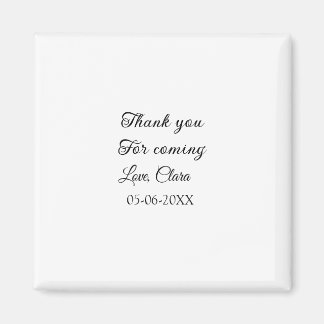 Imán gracias por venir mensaje de texto nombre