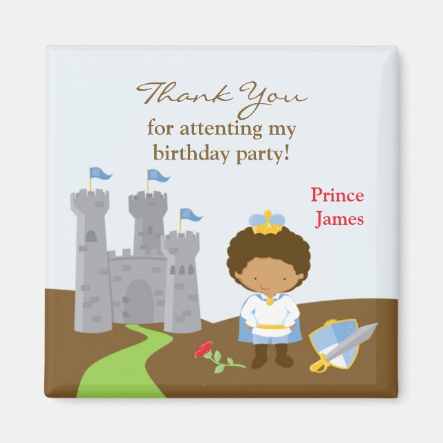 Imán Gracias Príncipe Magnet (Frente)