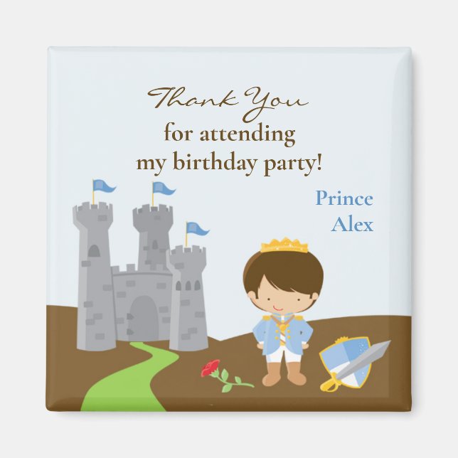 Imán Gracias Príncipe Magnet (Frente)