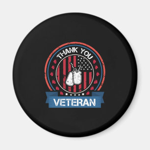 Imán Gracias Veteranos   Tributo militar patriótico