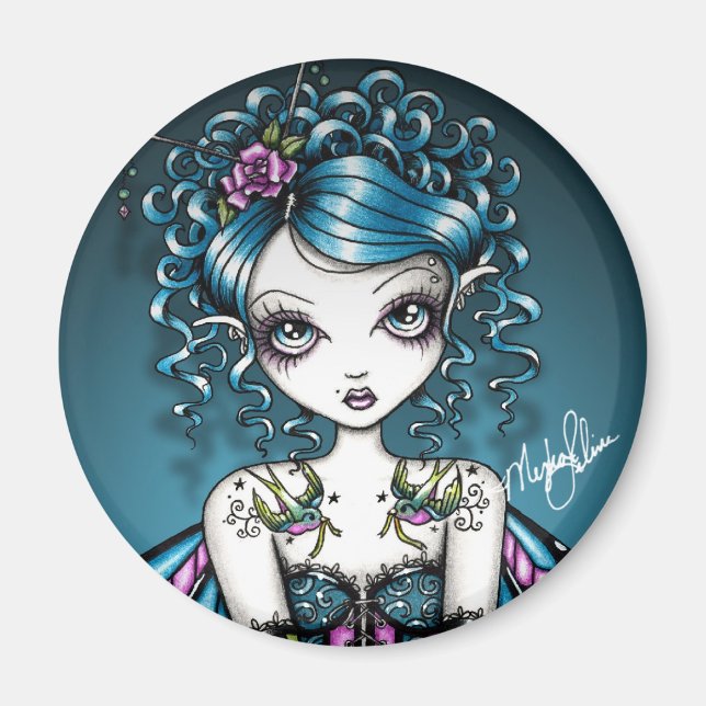 Imán Gracie Gothic Couture Trague Tattoo Hairy (Frente)