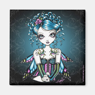 Imán "Gracie" Trague Tattoo Fairy Art Magnet