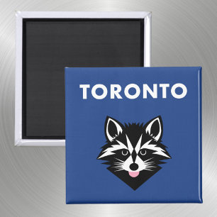 Imán Graciosa burla toronto Raccoon color oscuro