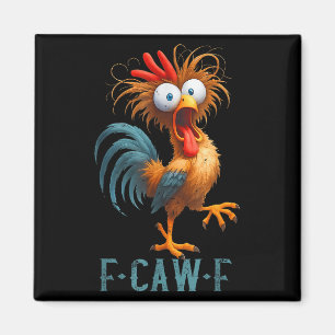 Imán Graciosa Camisas Crudas Black Crow Chicken Gracios