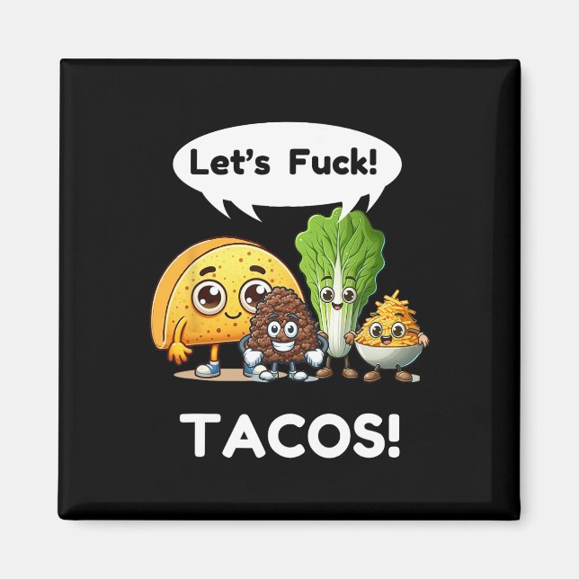 Imán Graciosa camiseta de Taco. Cinco de mayo1 (Frente)