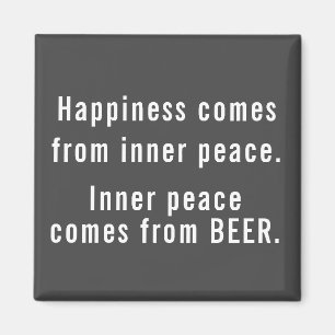 Imán Graciosa definición de cerveza de la felicidad gri