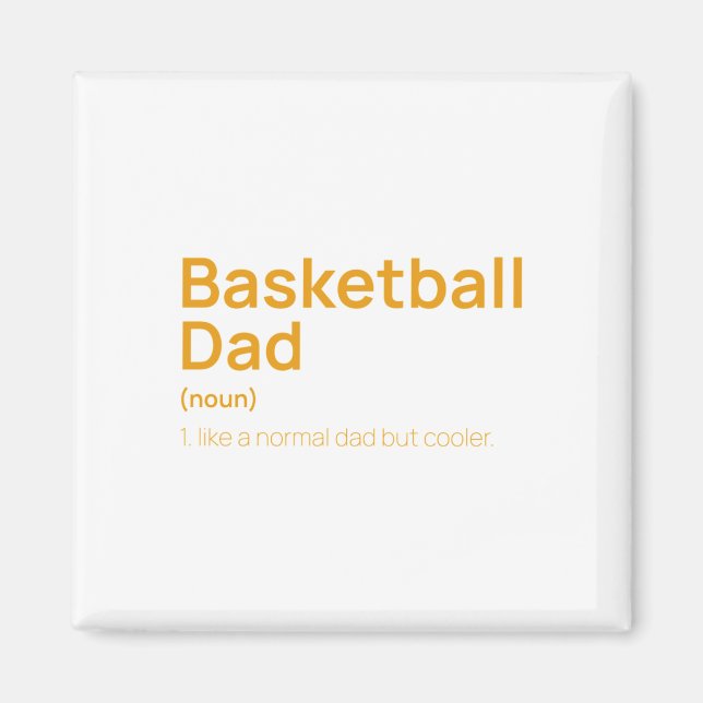 Imán Graciosa definición de papá de básquetbol (Frente)