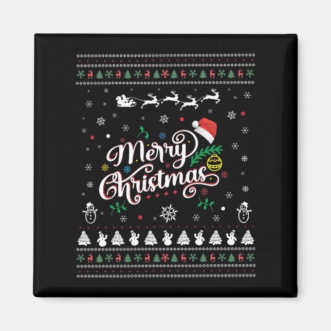 Imán Graciosa Feliz Navidad (Frente)