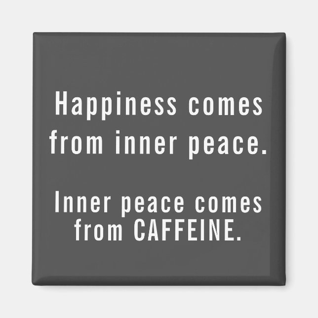 Imán Graciosa Happiness Caffeine Definition (Frente)