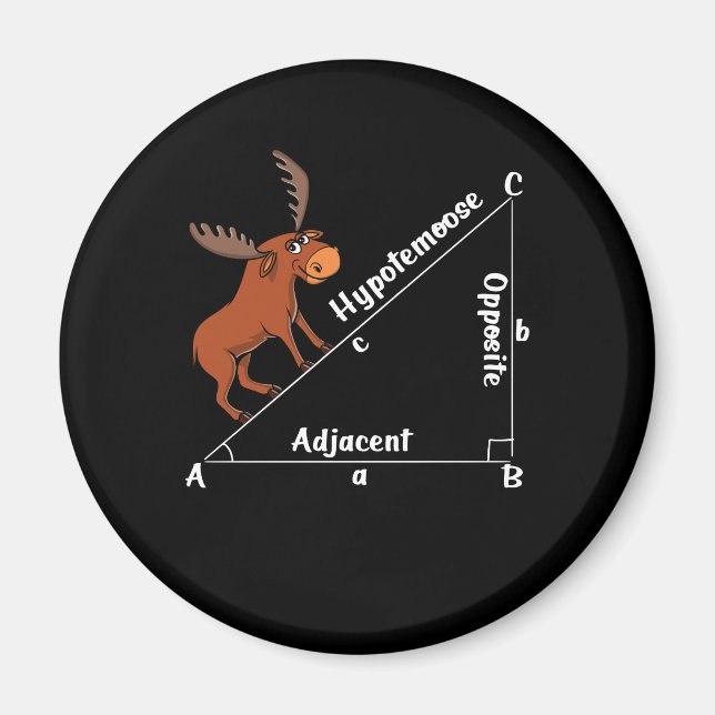 Imán Graciosa matemática Hipotemoose Geometría Moose Ch (Frente)