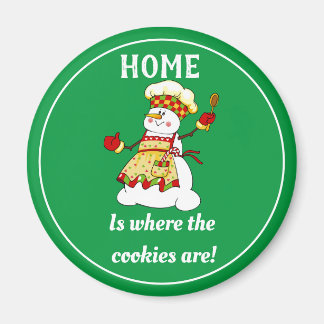 Imán Graciosa Nieve Lady Cookie Chef