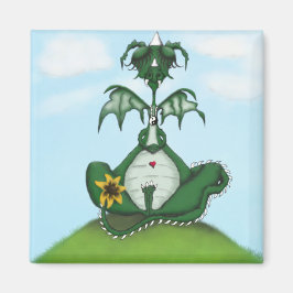 Imán Graciosa pintura de dragones de Yogi