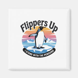 Imán Graciosa resistencia de los pingüinos a protestar