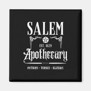 Imán Graciosa Salem Witch Machusetts Apothecary Hallowe