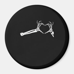 Imán Graciosas Manos del Corazón Skeleton. Halloween Co