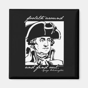 Imán Gracioso 4 De Julio George Washington Foole
