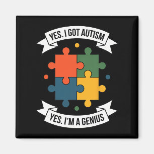 Imán Gracioso autismo Conciencia Niños Autismo Autismo