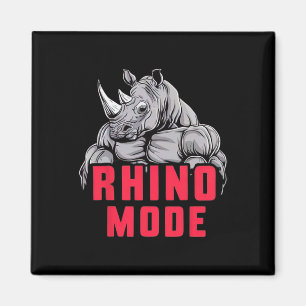 Imán Gracioso Bodybuilding Rhino Mode Workout Fitness G