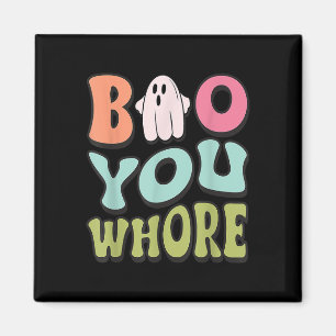 Imán Gracioso Boo Eres Gracioso Groovy Halloween Tocado