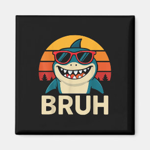 Imán Gracioso Burh Shark Con Meme De Las Sombrillas