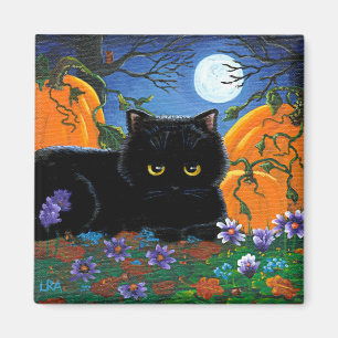 Imán Gracioso Cae Gatos Moon Creationarts