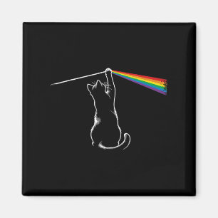 Imán Gracioso Cat Rock Regalo Música Mujeres Niños Auti