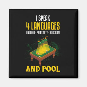 Imán Gracioso Chiste Billiards Sarcástico Billard Pool