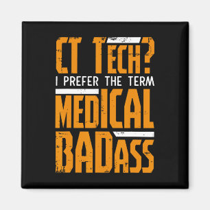 Imán Gracioso Ct Tech Radiology Ct Cat Scan - Médico Ma