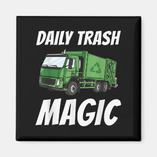 Imán Gracioso Daily Trash Magic Quote Costume Trucos de