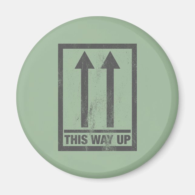 Imán Gracioso de esta manera de arriba a firmar (Frente)