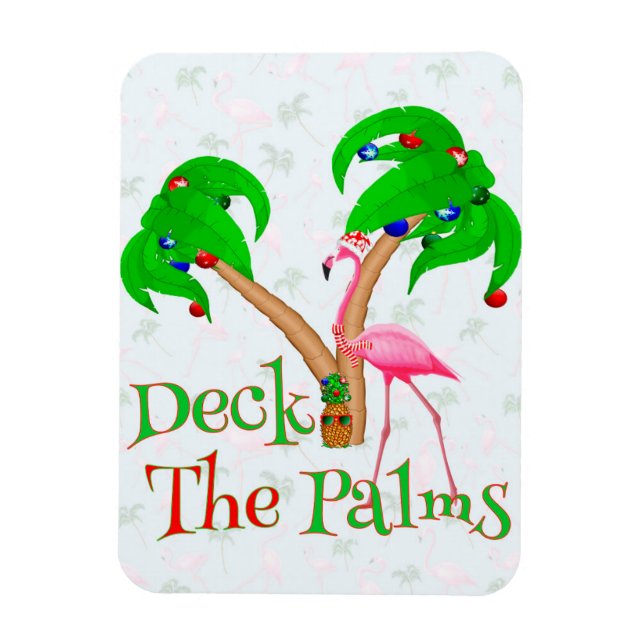 Imán Gracioso Deck The Palms (Vertical)