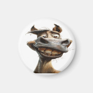 Imán Gracioso diseño de arte burro