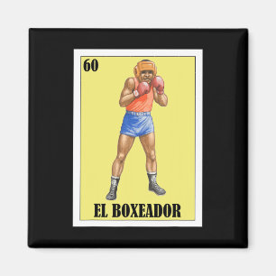 Imán Gracioso diseño de boxeo mexicano - El Boxeador 2