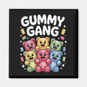 Imán Gracioso Diseño De Oso Gummy Para Hombres Mujeres 