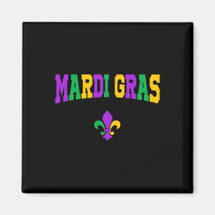 Imán Gracioso disfraz de carnaval de Mardi Gras para ho