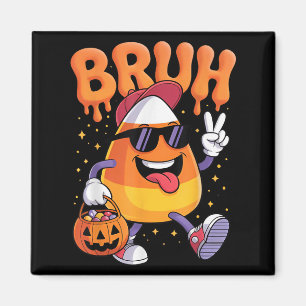 Imán Gracioso disfraz de Halloween de Candy Corn para t
