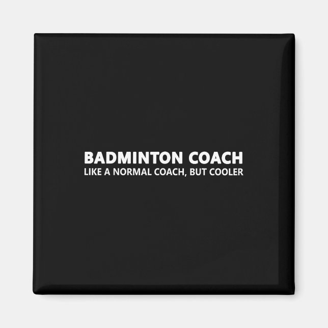 Imán Gracioso entrenador de definición de Dminton Train (Frente)