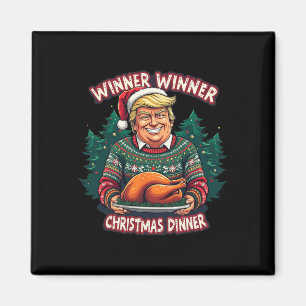 Imán Gracioso ganador de Humor para Navidades Trump Chr