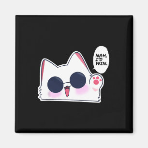 Imán Gracioso gato gracioso Anime Meme Nah Ganaría Gojo