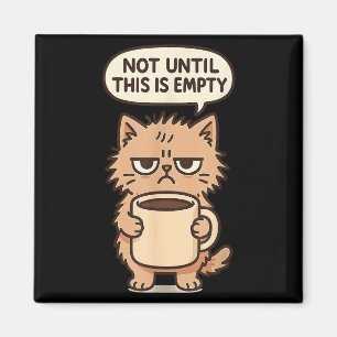 Imán Gracioso Gato Grumpy Café Amante No Mortalidad S