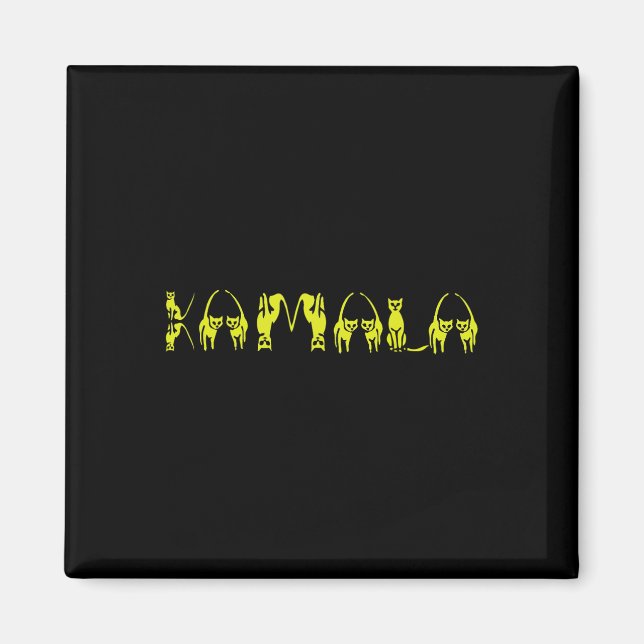 Imán Gracioso gato Harris Lettering Positive 15 (Frente)