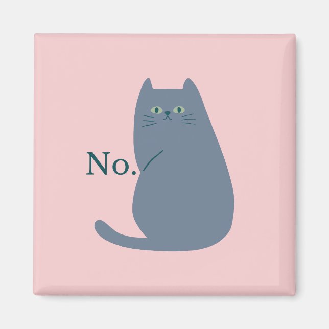 Imán Gracioso Gato medio (Frente)