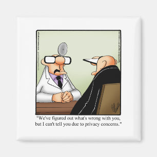 Imán Gracioso Get Well Humor Magnet Gift