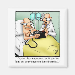 Imán Gracioso Get Well Humor Magnet Gift