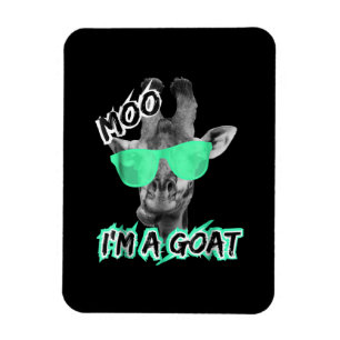 Imán Gracioso Giraffe Moo Im Un Regalo Animal De Zoológ