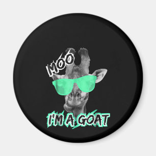 Imán Gracioso Giraffe Moo Im Un Regalo Animal De Zoológ