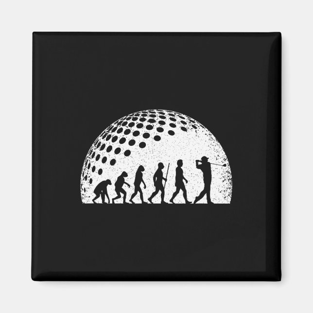 Imán Gracioso Golf Evolution Golf Player Vintage (Frente)