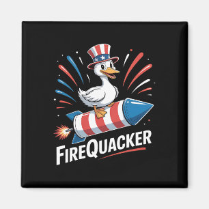 Imán Gracioso Goose 4 De Julio Independencia De Firequa
